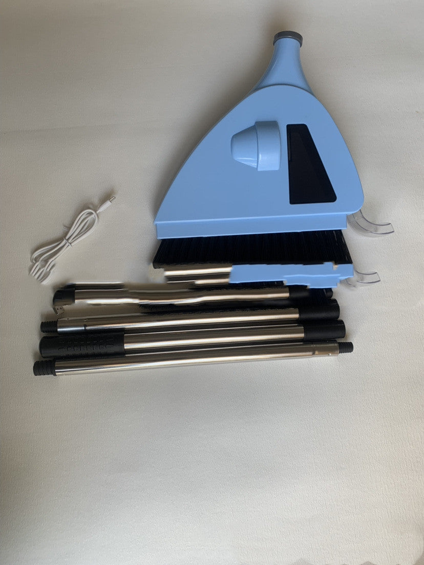 2-in-1 Rechargeable Vacuum Cleaner & Lazy Broom – Lightweight, Slim & Portable