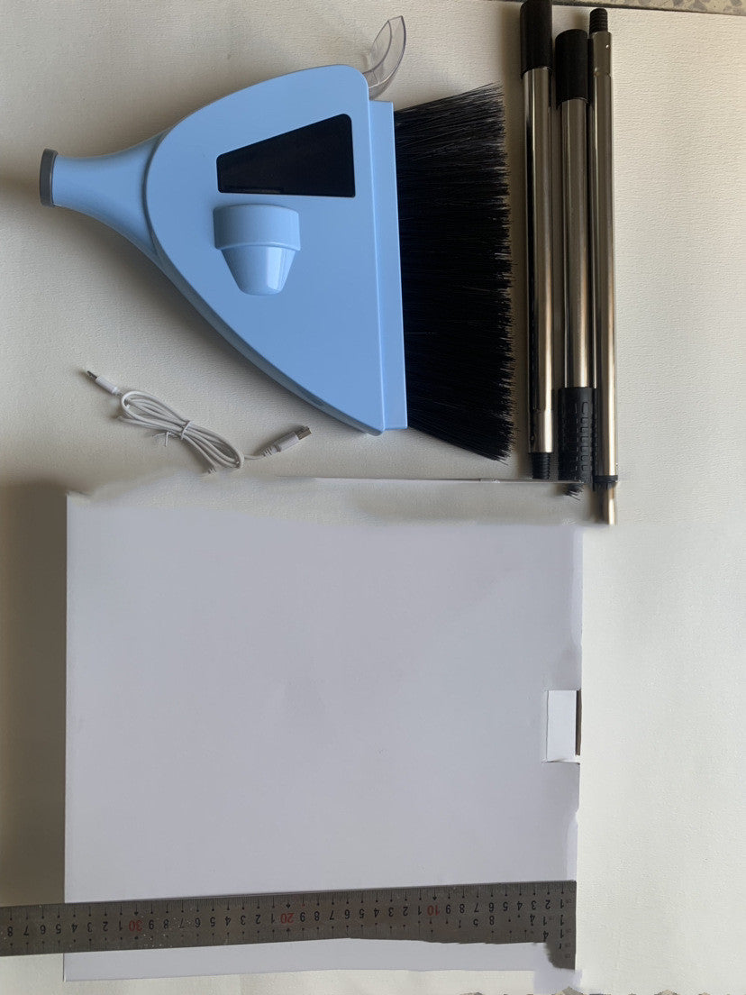 2-in-1 Rechargeable Vacuum Cleaner & Lazy Broom – Lightweight, Slim & Portable