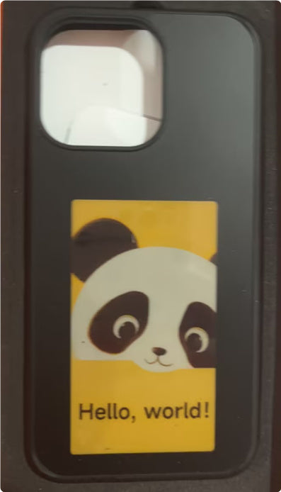 Four-Color E-Ink Screen Projection Phone Case – Heat Dissipation, Anti-Fingerprint & Shockproof TPU Case for iPhone 13, 14, 15 & 16 Series