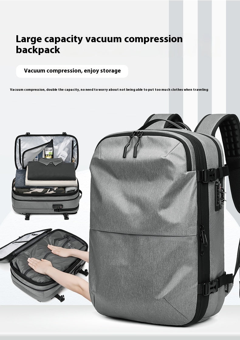 🎒 Multifunctional Travel Vacuum Compression Backpack – 36-55L Large Capacity