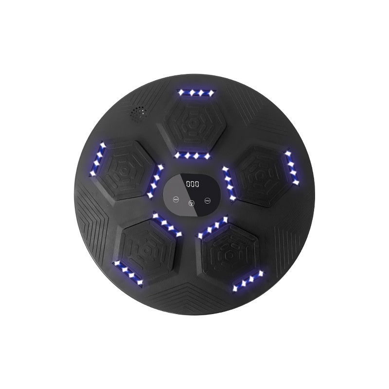 Smart Music Boxing Wall Target – Home Reaction Trainer with PU Surface & LED Feedback