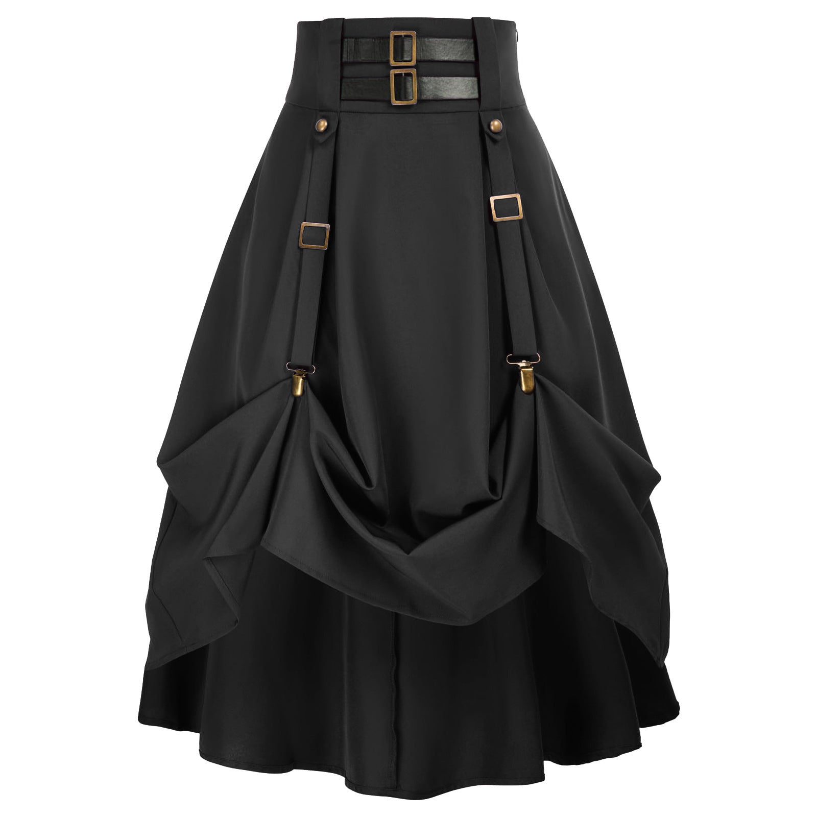Women's Steampunk Festival Skirt – Gothic Medieval Punk Costume Skirt