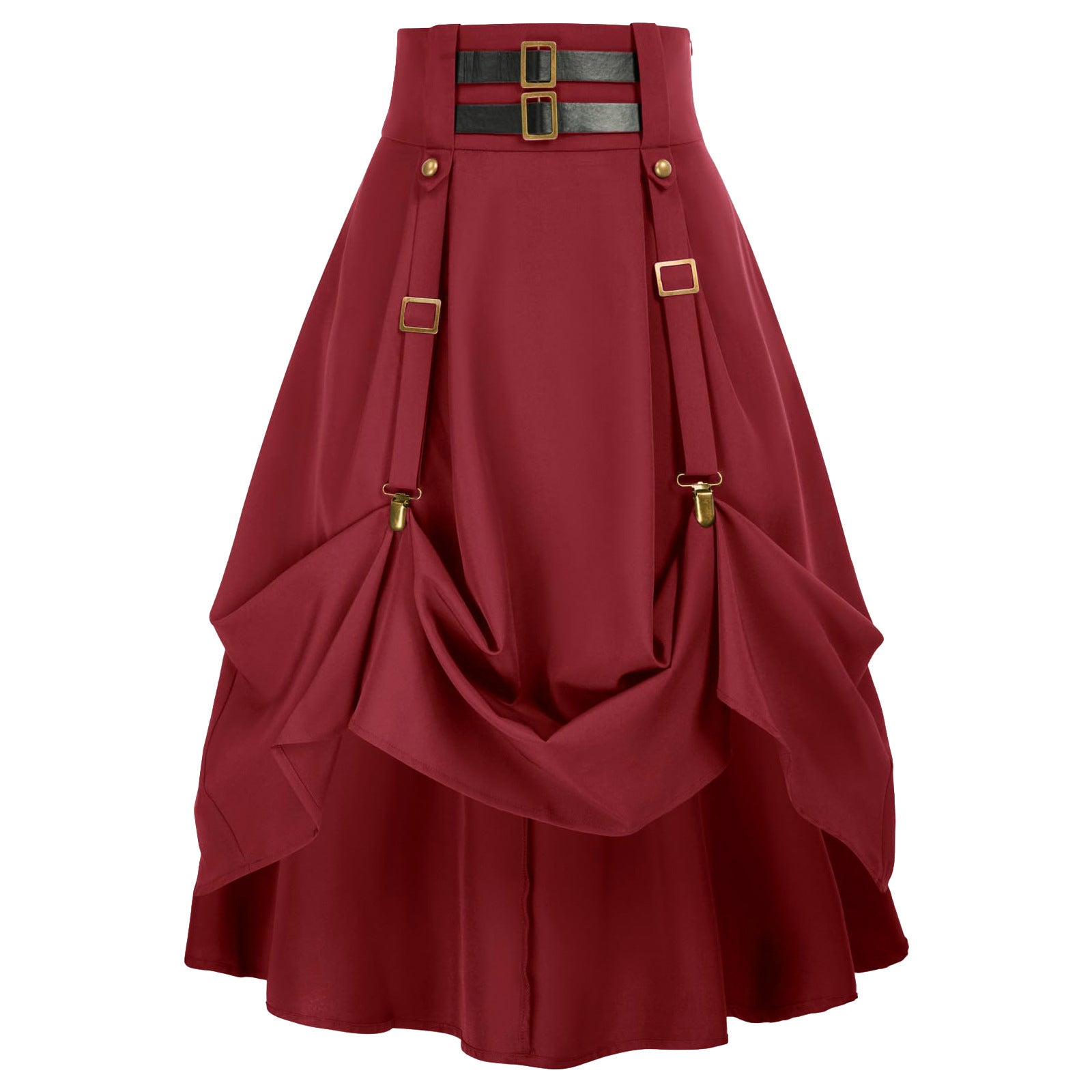 Women's Steampunk Festival Skirt – Gothic Medieval Punk Costume Skirt