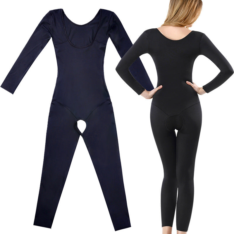 Full Body Seamless Shapewear Bodysuit – Long Sleeve Slimming Suit for Women with Tummy Control & Hip Lift
