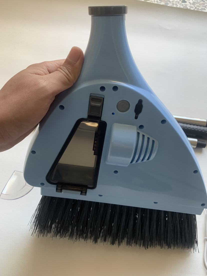 2-in-1 Rechargeable Vacuum Cleaner & Lazy Broom – Lightweight, Slim & Portable