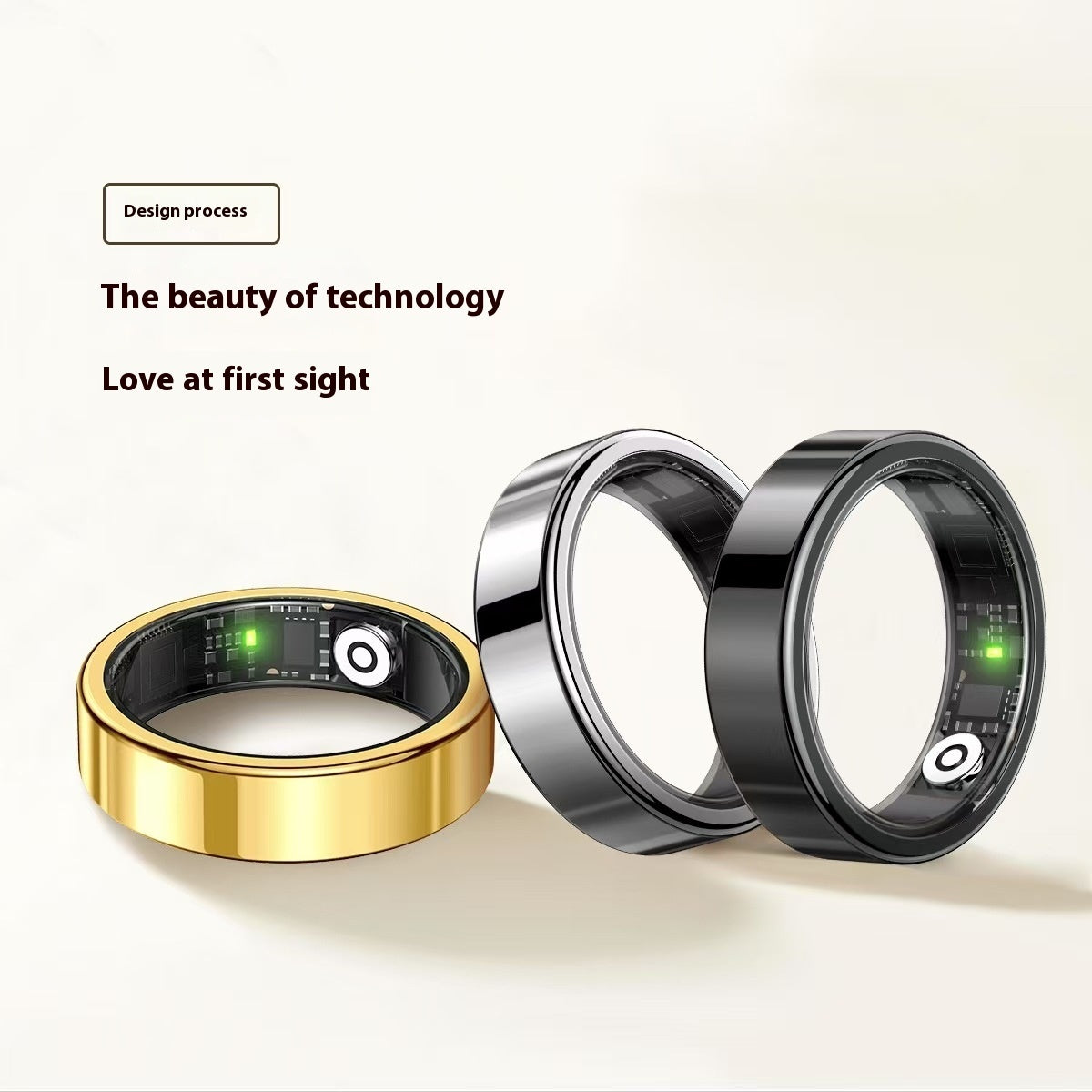 Ultra-Narrow SR09 Smart Fitness Ring – Heart Rate, Blood Oxygen, Sleep & Activity Tracking