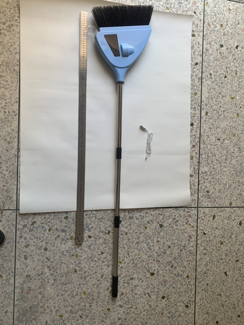 2-in-1 Rechargeable Vacuum Cleaner & Lazy Broom – Lightweight, Slim & Portable