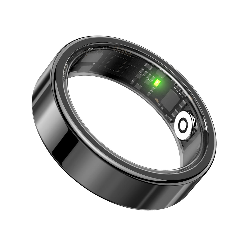 Ultra-Narrow SR09 Smart Fitness Ring – Heart Rate, Blood Oxygen, Sleep & Activity Tracking
