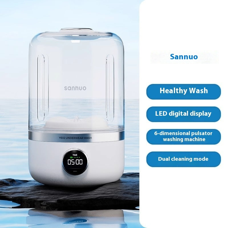 Mini Rechargeable Portable Washing Machine – Fresh Laundry Anywhere, Anytime