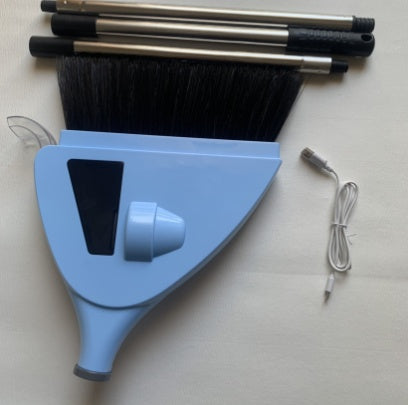 2-in-1 Rechargeable Vacuum Cleaner & Lazy Broom – Lightweight, Slim & Portable